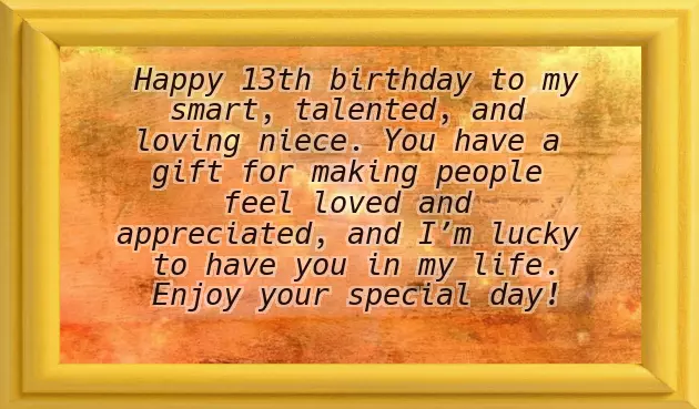 Happy Birthday Wishes For A 13 Year Old Granddaughter