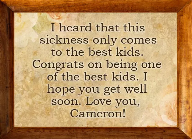 Get Well Soon Message