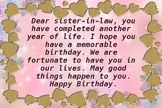 Sister Birthday Line Sister Birthday Line