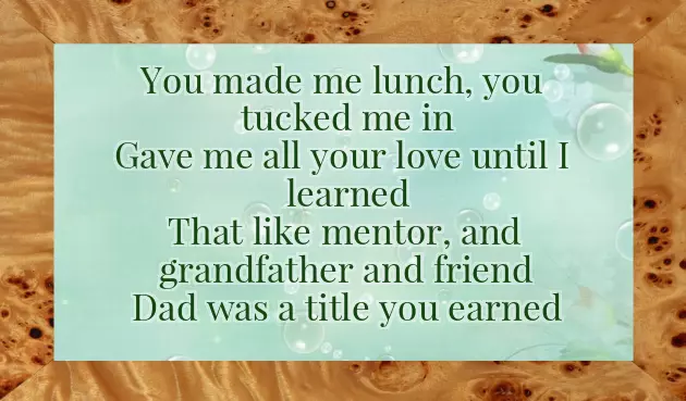 Funeral Poems For Dad And Grandpa