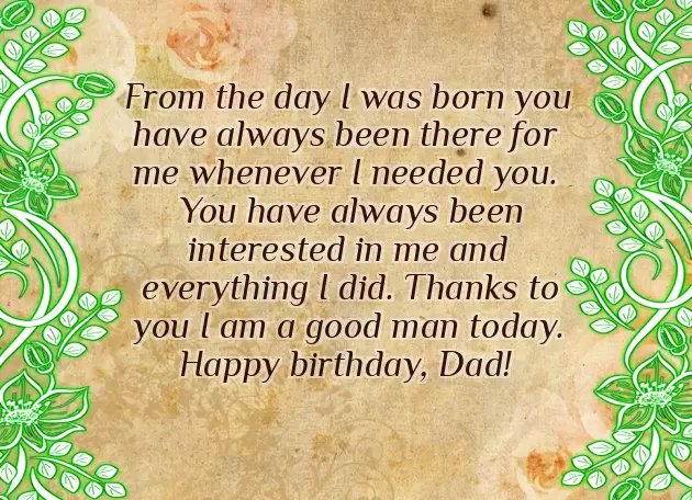 Happy Birthday Dad I Love You