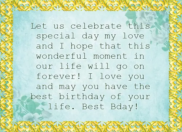 Happy Birthday Greetings For Boyfriend