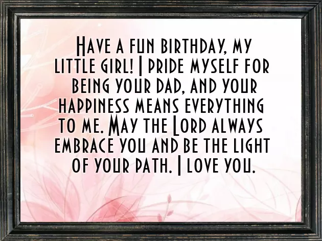 Birthday Wishes Messages For Little Girl