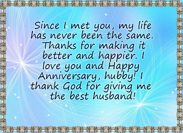 Husband Marriage Anniversary Wishes
