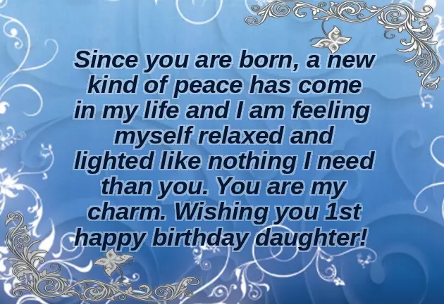 Birthday Quotes For Daughter First Birthday