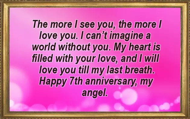 7Th Anniversary Wishes For Boyfriend