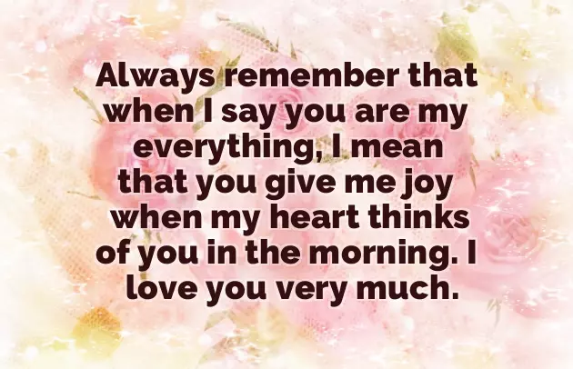 Goodnight Wishes To My Love