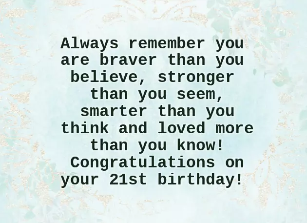 Happy 21St Birthday Grandson