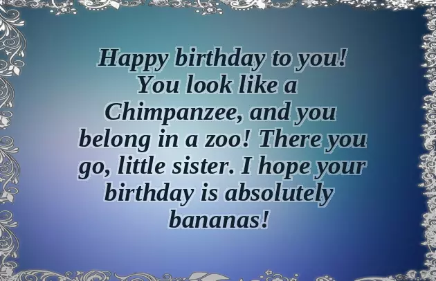 Funny Birthday Poems For Sister Funny Birthday Poems For Sister