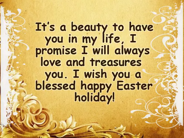 Easter Message For Girlfriend