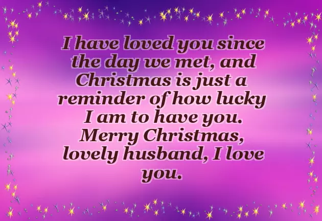 Merry Christmas To My Husband Quotes
