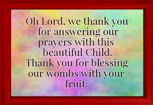 Blessing For New Baby Girl