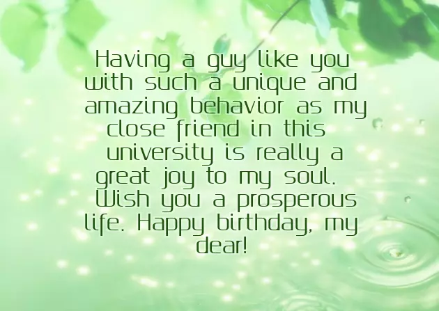 Happy Birthday To Best Male Friend