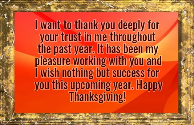 Thanksgiving Greetings Business