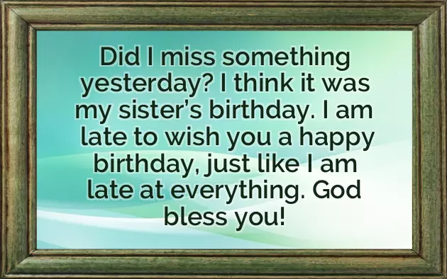 Happy Birthday Wishes Belated