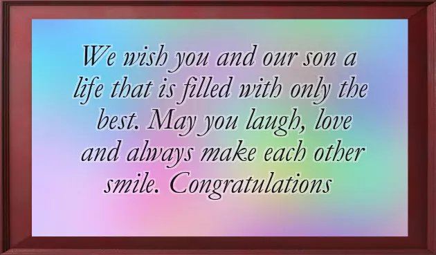 Marriage Wishes To Parents Of Bride Marriage Wishes To Parents Of Bride