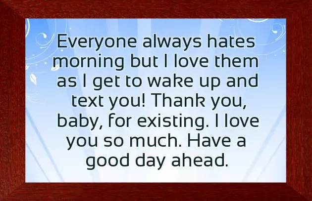 Cute Good Morning Wishes