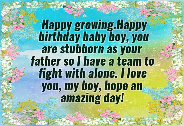 Birthday Wishes For Little Boy Baby