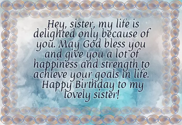 Bday Wishes For Elder Sister