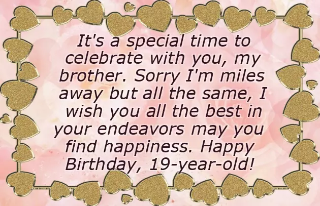 Happy Birthday 19 Years Happy Birthday 19 Years
