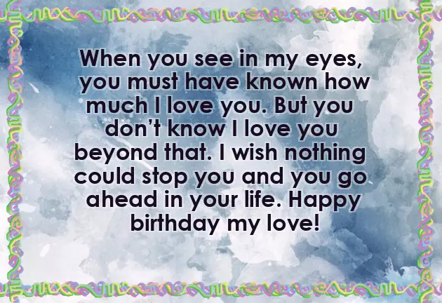 Happy Birthday To Boyfriend Text