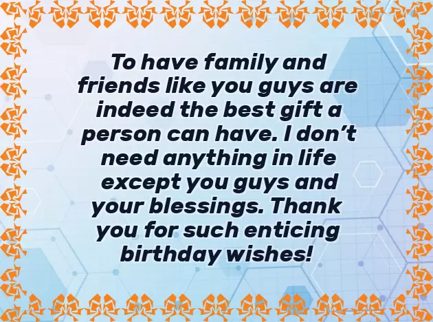 Heartfelt Thank You For Birthday Wishes