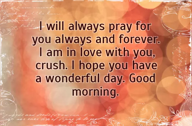 Good Morning Messages For Crush