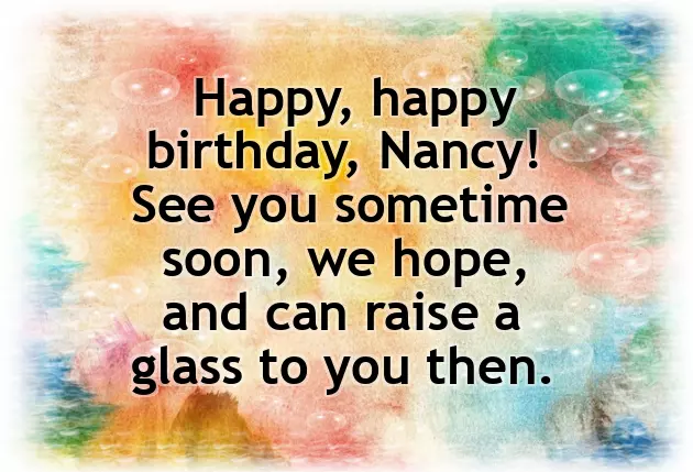 Happy Birthday Happy Birthday Nancy