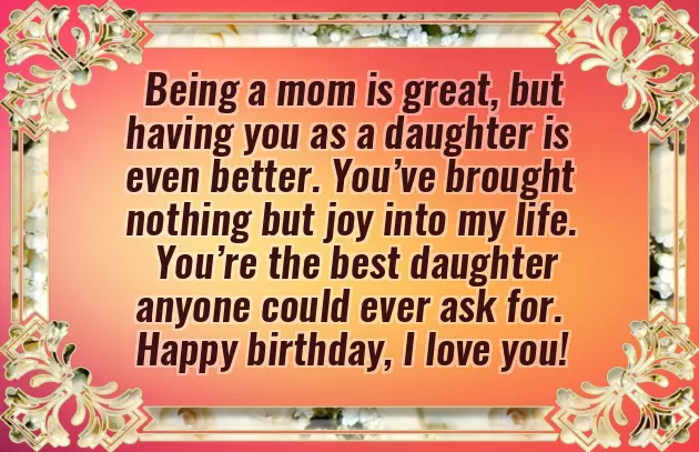 Bday Greetings For Daughter