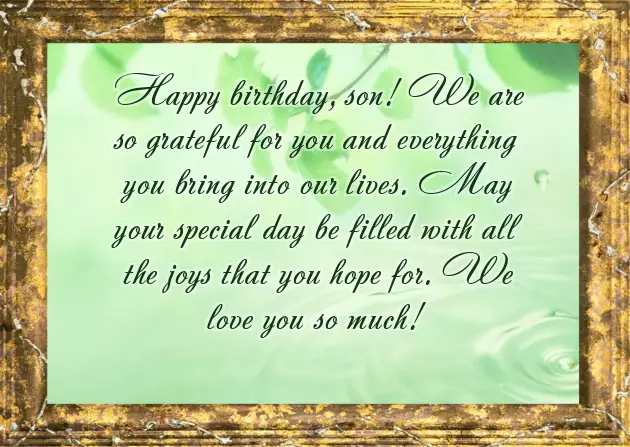 Happy Birthday To My Son 1 Year Old