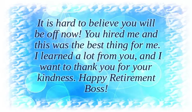 Simple Retirement Wishes