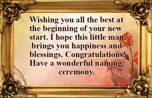 Naming Ceremony Wishes For Baby Girl