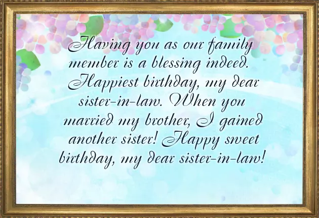 Birthday Greetings For Sister In Law Birthday Greetings For Sister In Law