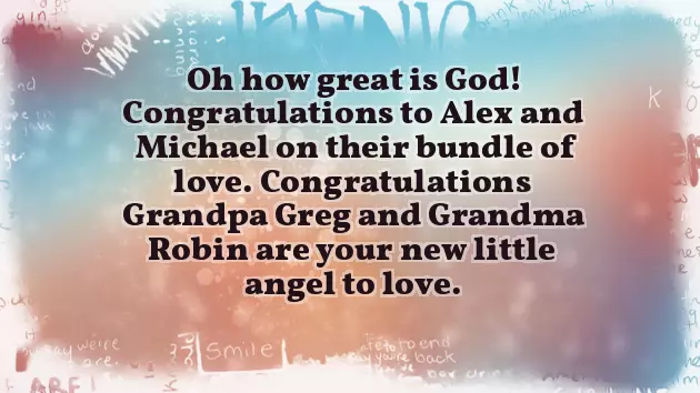 Become Grandparents Congratulations