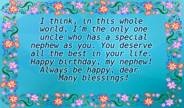 Birthday Prayer To Nephew