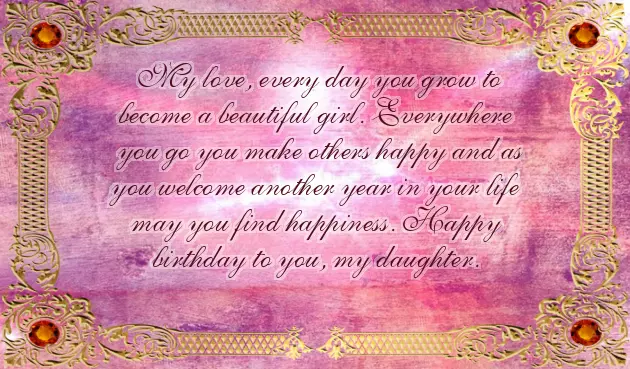 Happy Birthday To The Best Daughter In The World