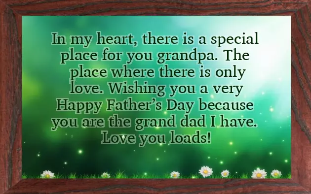Fathers Day Message For Grandpa