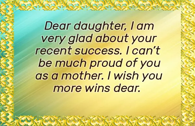 Congratulation Message For Honor Daughter Congratulation Message For Honor Daughter