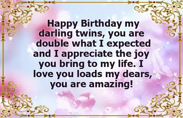 Happy Birthday Wishes To Twins Boy And Girl Happy Birthday Wishes To Twins Boy And Girl