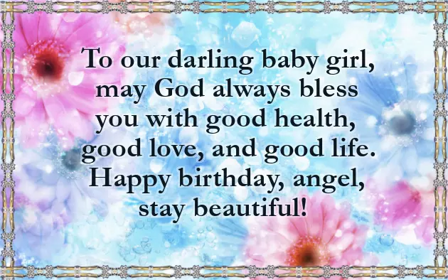 Birthday Wishes For A Little Baby Girl