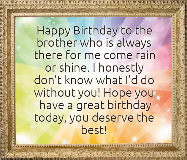 Baby Brother Birthday