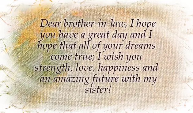 Wishes For Birthday Brother In Law