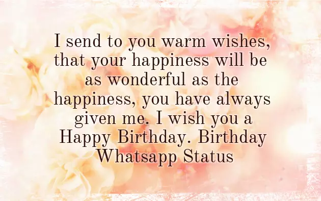 Birthday Wishes Whatsapp