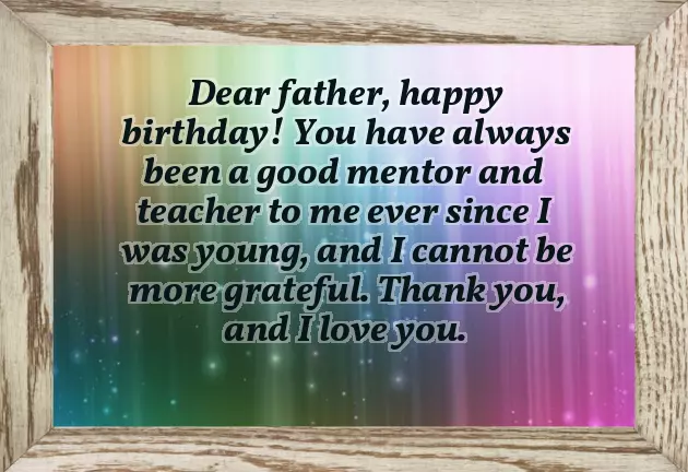Happy Birthday Dad Quotes