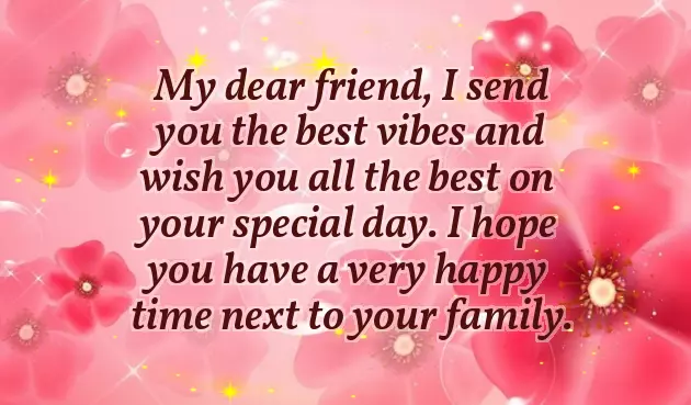 Happy Birthday My Best Friend Text