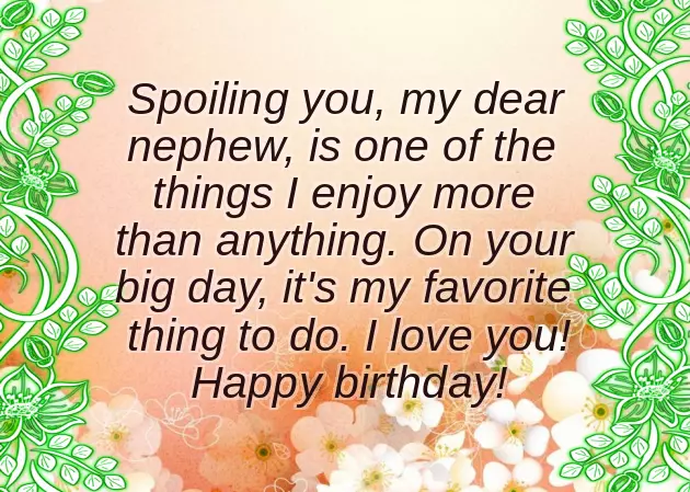 Happy Birthday Wishes To My Kid Nephew