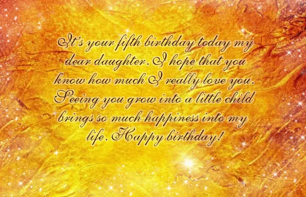 Niece 5Th Birthday Wishes