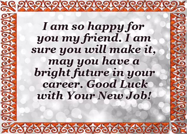 Wishes On Getting Job
