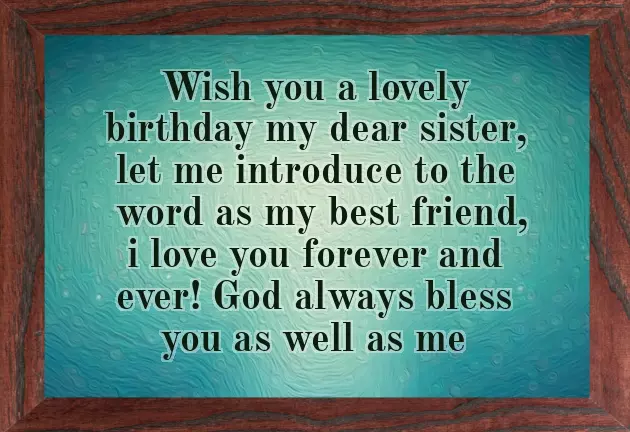 Happy Birthday To A Friend Like A Sister