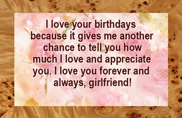 Girlfriend Bday Quote For Gf Girlfriend Bday Quote For Gf